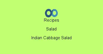 Indian Cabbage Salad