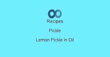 Lemon Pickle in Oil