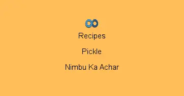 Nimbu Ka Achar