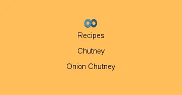 Onion Chutney