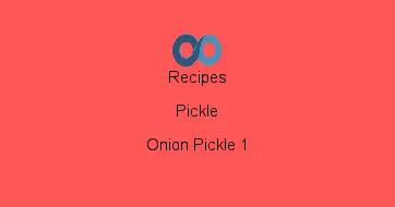 Onion Pickle 1
