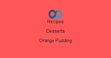 Orange Pudding
