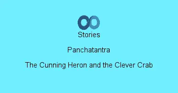 The Cunning Heron and the Clever Crab
